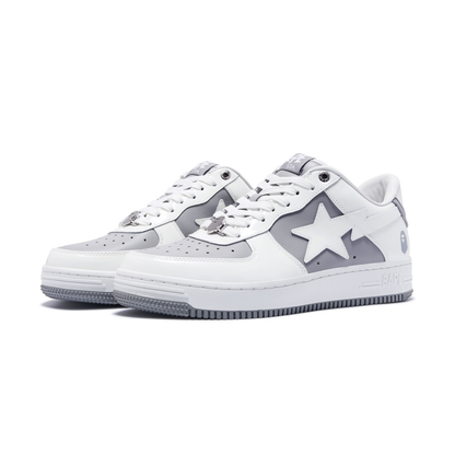Bape Bapesta Blanc Gris