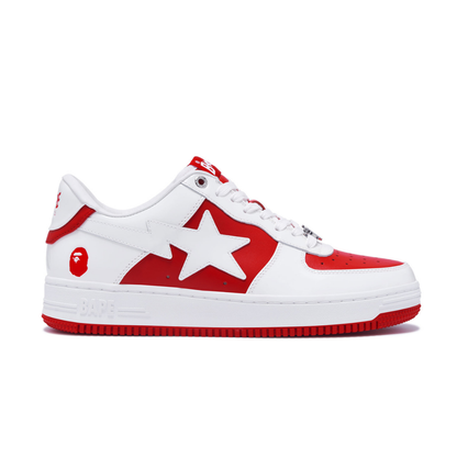 Bape Bapesta Blanc Rouge