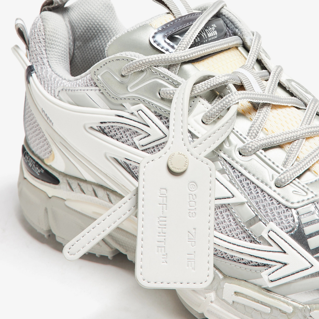 Désactivé "Je reviens tout de suite" Blanc argenté