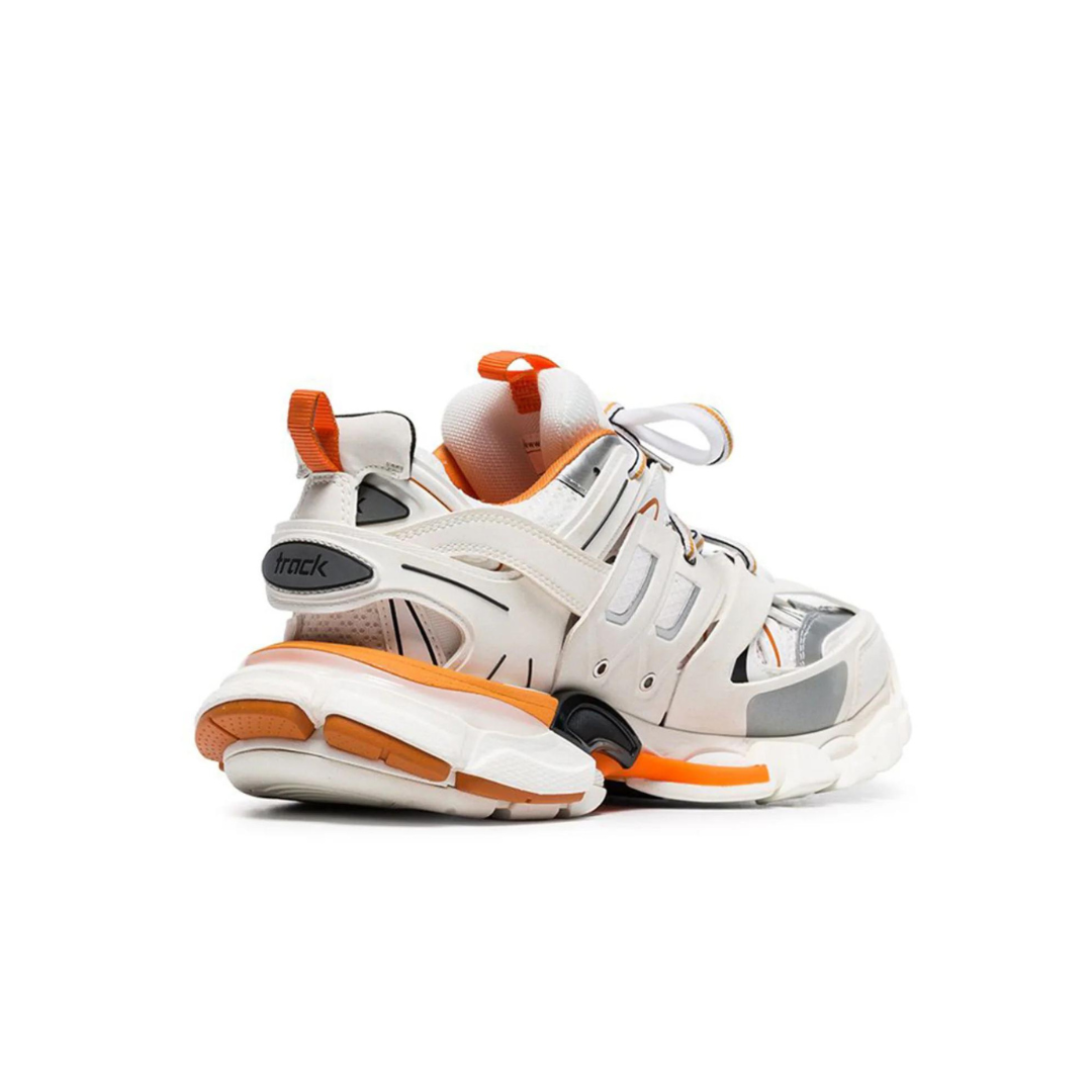 Piste blanche orange