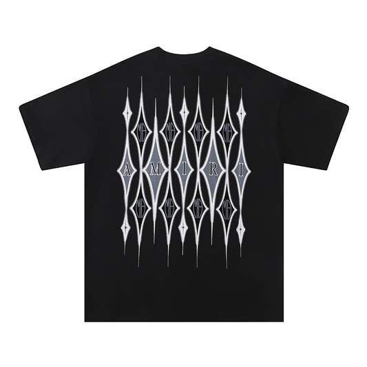 T-shirt à chaîne monogramme Amr