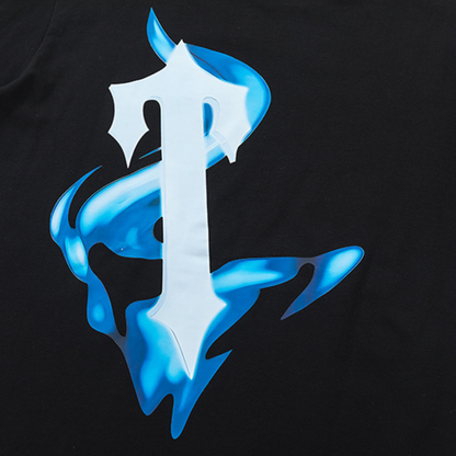 T-shirt à logo décodé