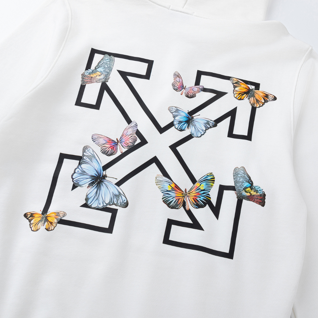 Sweat à capuche Off-W Monogram