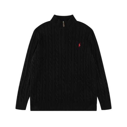 Pull Polo à demi-zip