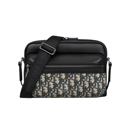 Sac messager monogrammé