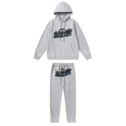 Shooters 2.0 Hooded Grey Blue Tracksuit