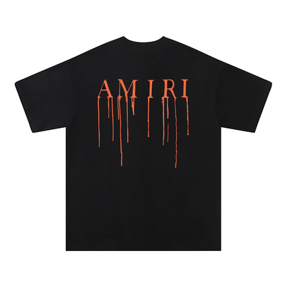 T-shirt noir Amr Paint Drip AM