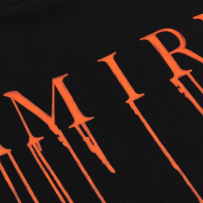 T-shirt noir Amr Paint Drip AM