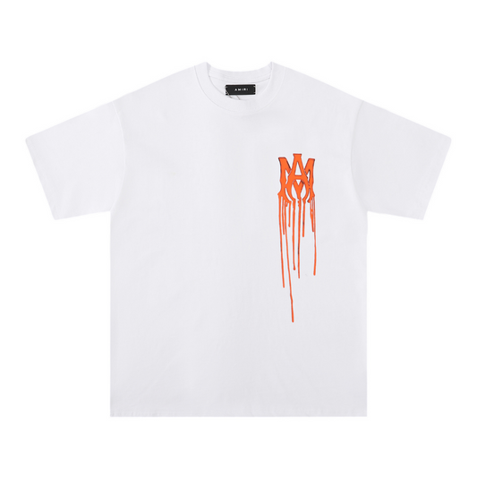 T-shirt blanc Amr Paint Drip AM