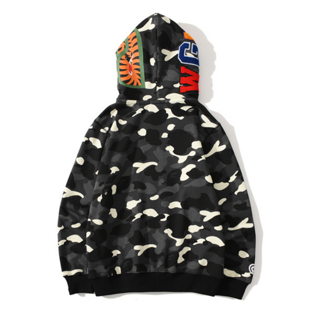 Sweat à capuche zippé Bape