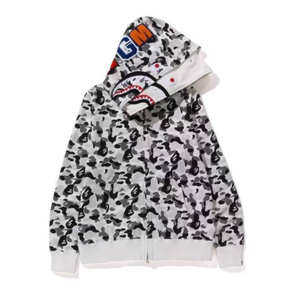Sweat à capuche zippé Bape