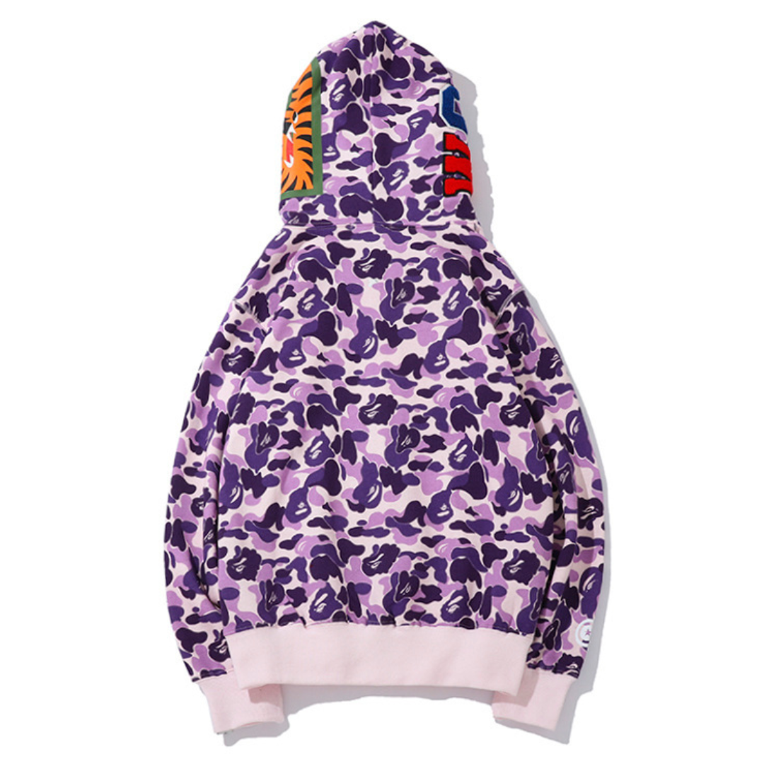 Sweat à capuche zippé Bape
