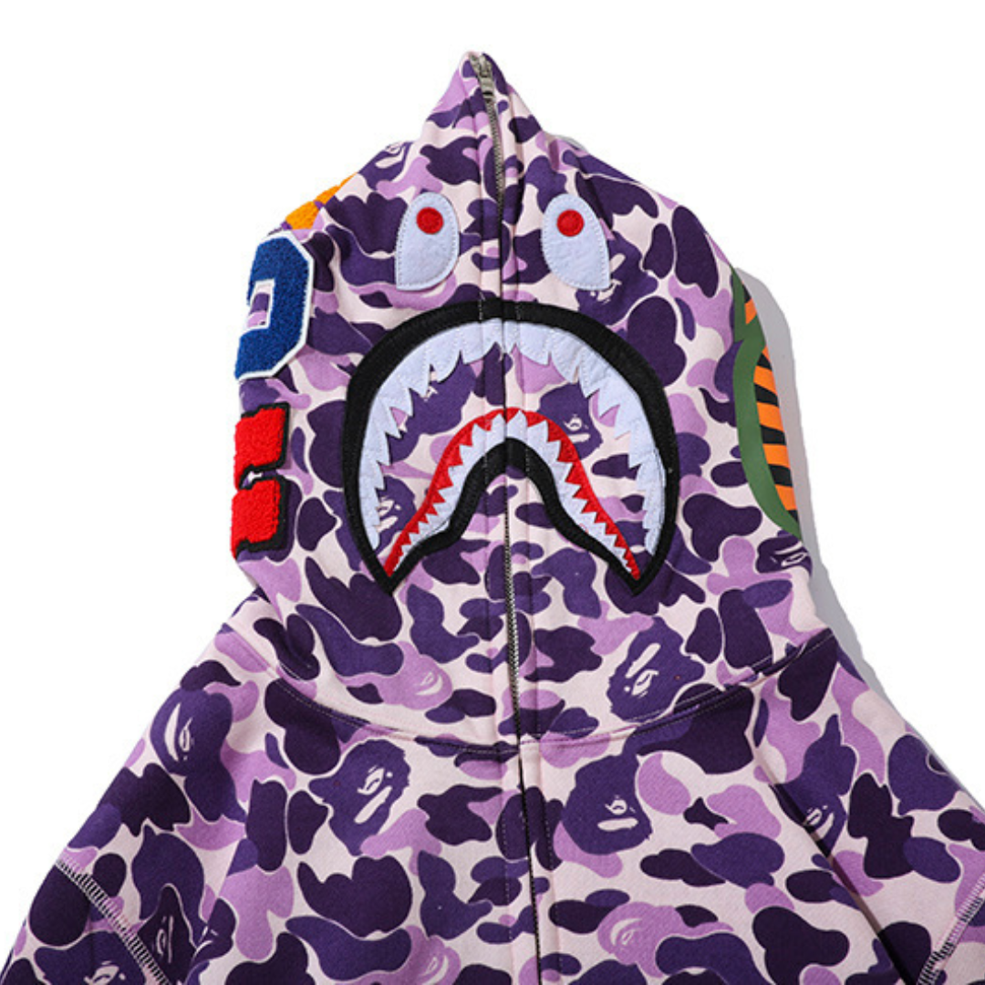 Sweat à capuche zippé Bape