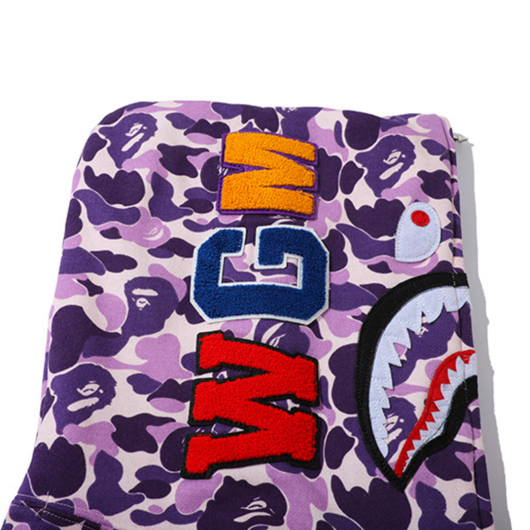 Sweat à capuche zippé Bape