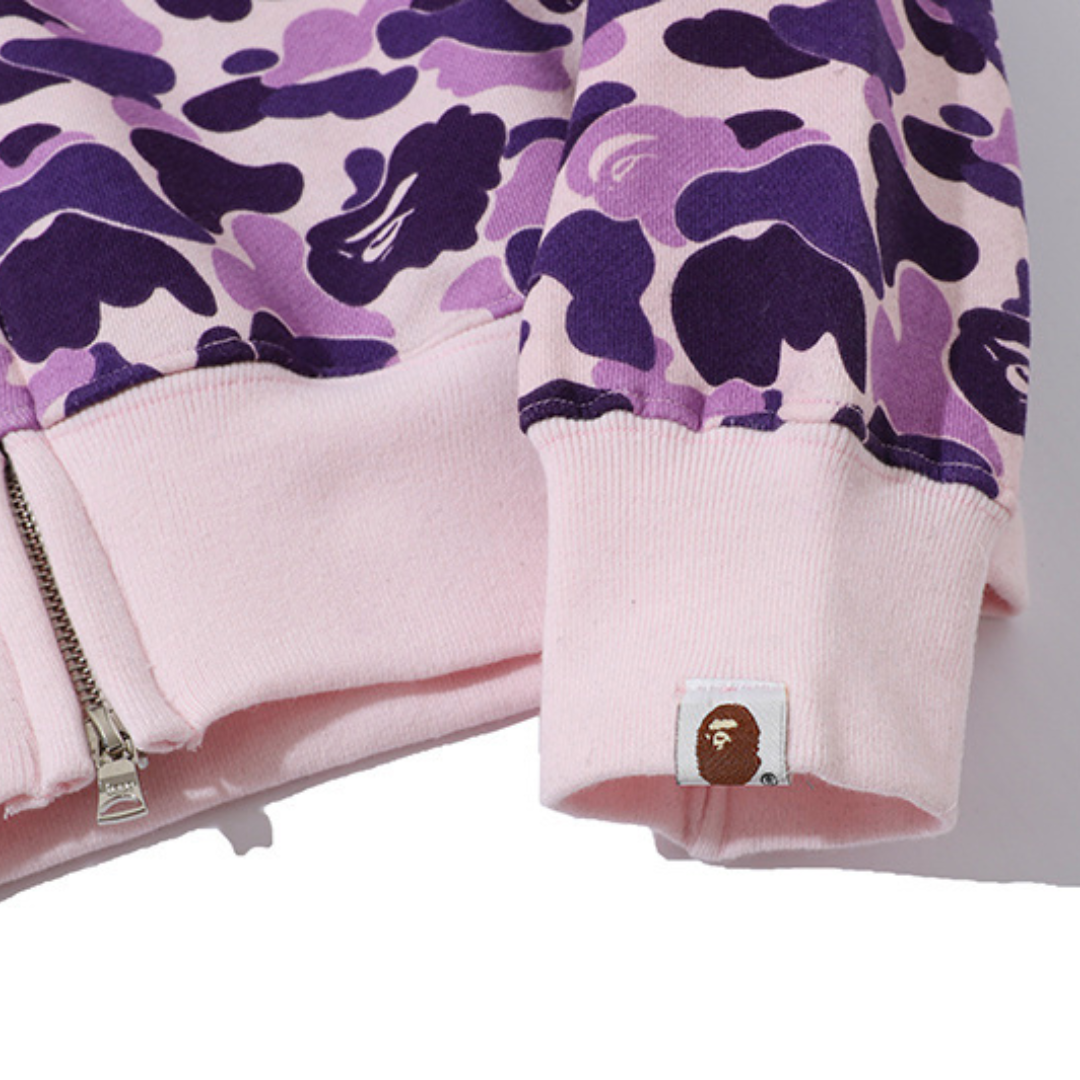 Sweat à capuche zippé Bape