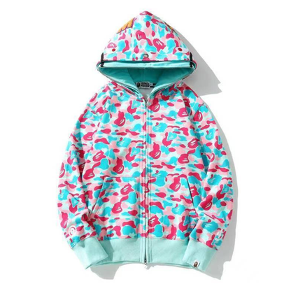 Sweat à capuche zippé Bape