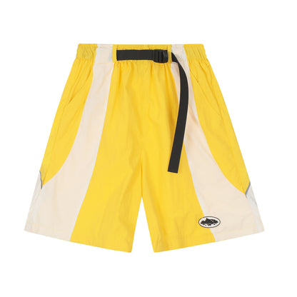 Short cargo jaune