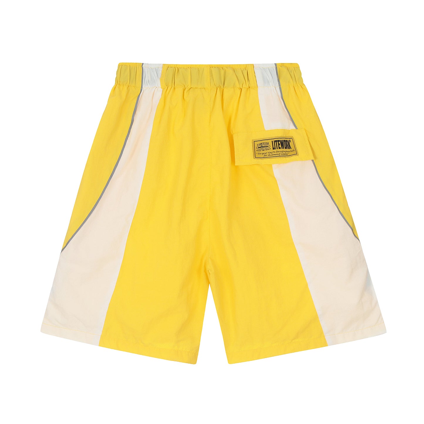 Short cargo jaune