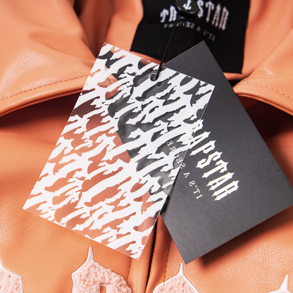 Veste bomber en cuir décodée