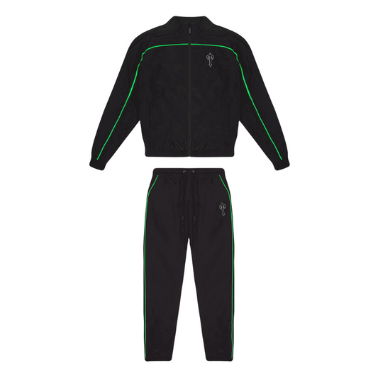 Survêtement Irongate T Shellsuit noir et vert