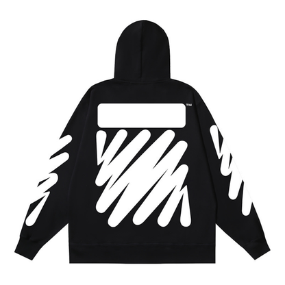 Sweat à capuche zippé Off-W Monogram