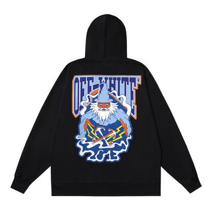 Sweat à capuche zippé Off-W Monogram