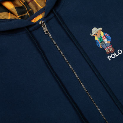 Sweat à capuche zippé Polo Bear