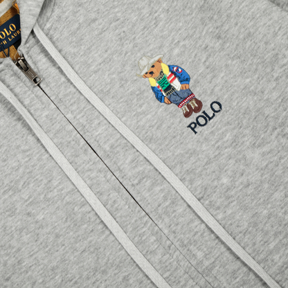Sweat à capuche zippé Polo Bear