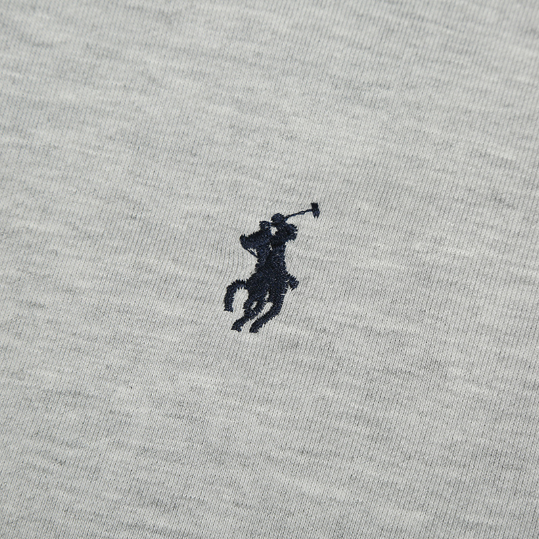 Sweat à capuche zippé gris Polo