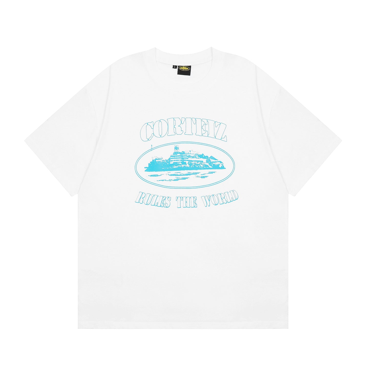 T-shirt Alcatraz bleu ciel