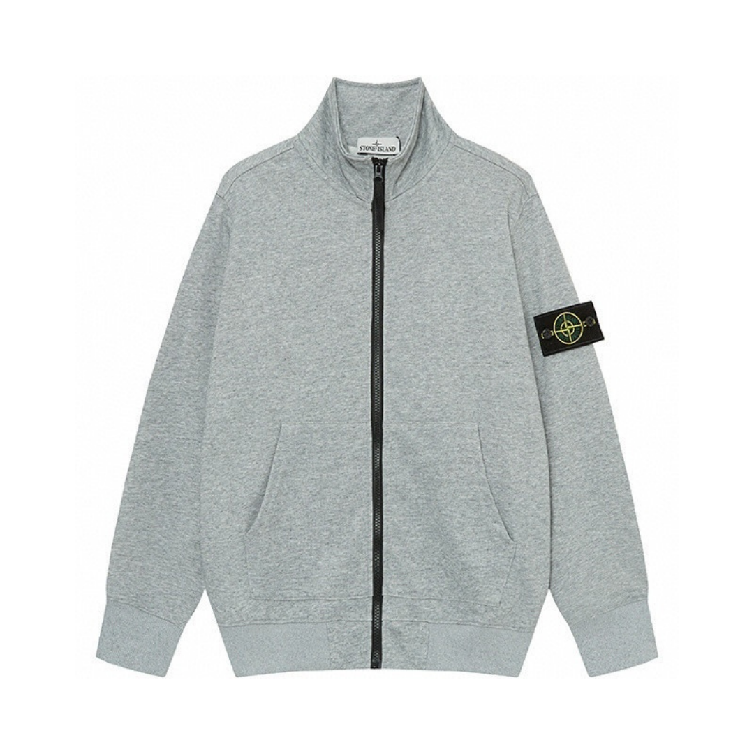 Stone Full Zip Sweatshirt