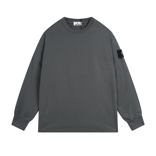 Sweat-shirt à monogramme en pierre