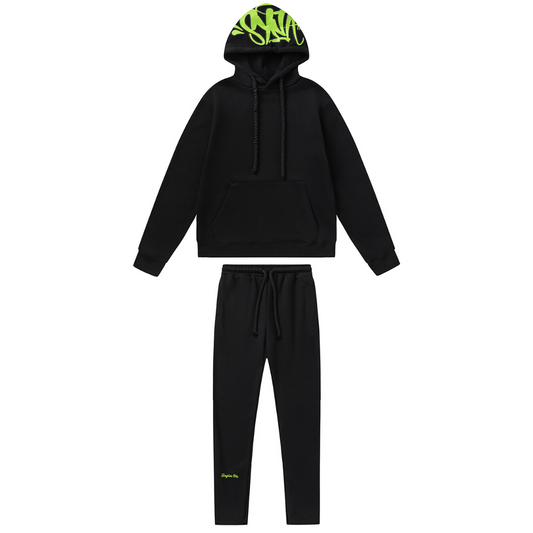 Syna Black Green Tracksuit