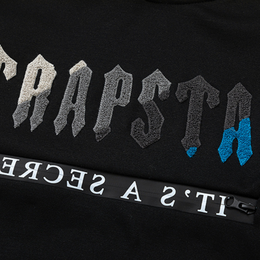 Survêtement à capuche Decoded 2.0 noir et bleu