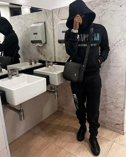 Survêtement à capuche Decoded 2.0 noir et bleu