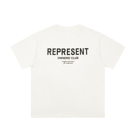 T-shirt monogramme Représente