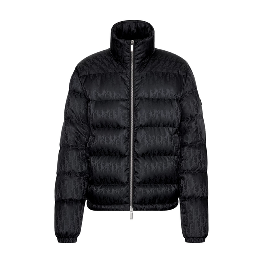 Veste noire monogrammée