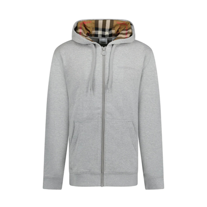 Sweat à capuche zippé monogrammé