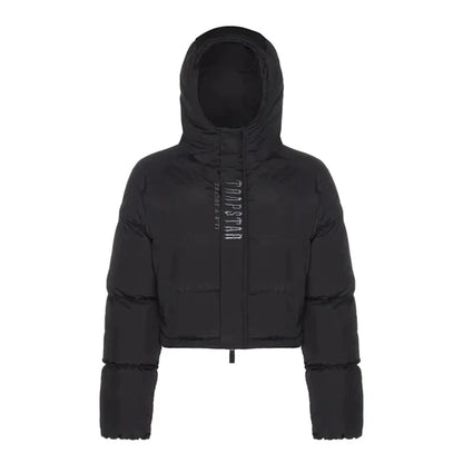 Doudoune à capuche Trapstar Decoded pour femme - Noire