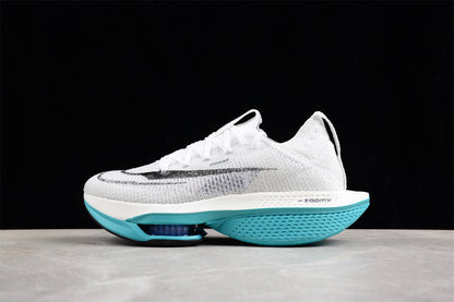 Zoom Alphafly NEXT% 2 Blanc et Turquoise