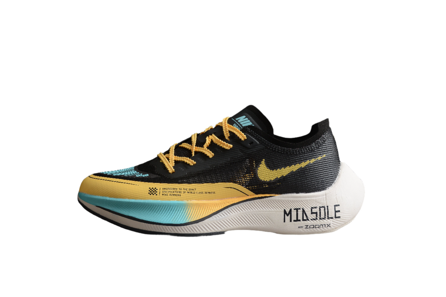 ZoomX Vaporfly NEXT% 2 Noir, turquoise et jaune
