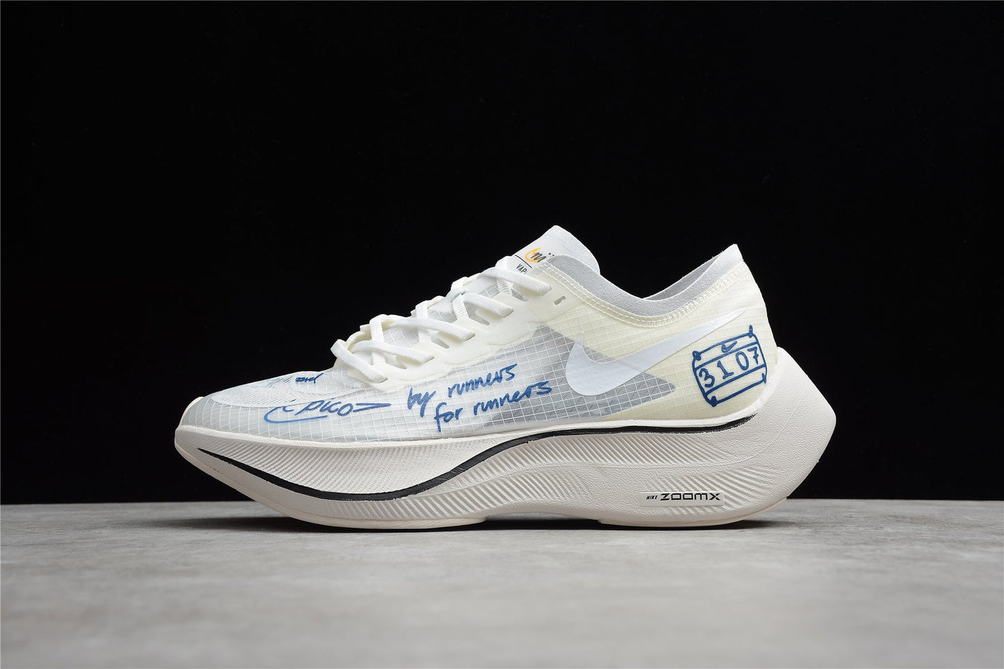 ZoomX Vaporfly NEXT% 2 Blanc et Bleu 