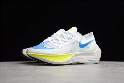 ZoomX Vaporfly NEXT% 2 Blanc, Bleu et Jaune